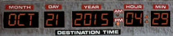 Today’s date, October 21st, next year (2015) is the date
