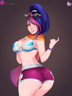   Picarto subdraw #8. Pool Party Fiora for TheWarriorSoul <3.