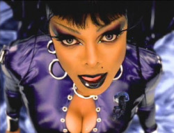 janet Jackson is beautiful the 1st 1 where shes rockin the purple