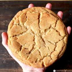 lustingfood:  Jumbo Snickerdoodle Cookies 