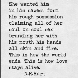 romantic-deviant: nrhartauthor:  Alive 🔥 N.R.Hart  #nrhart