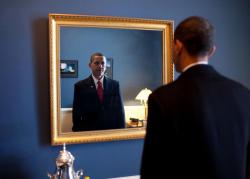 madkids:  sixpenceee:  Senator Obama takes one last glance in