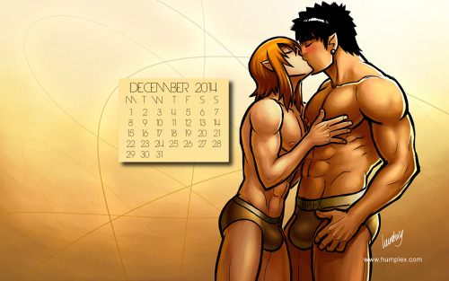 morebara:  Found some old Humplex calendars, so I decided to edit them for the coming year. Art by Humplex and edited by me. Part 2/2 