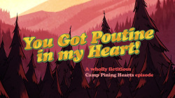 fakesuepisodes:  Yeah, Camp Pining Hearts season five was doomed