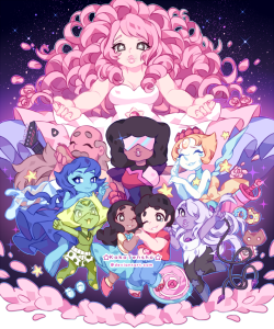 vieralunee:    Steven Universe print for San Japan and AWA! 