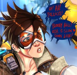 shadbase:  Tracer puts herself on Display over at the Overwatch