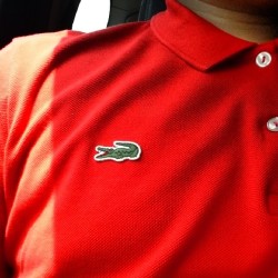 Bloody wednesday… 3rd day of client meetings #ootd #lacoste