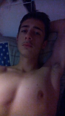 dylanslutxt:  Acting like a slut in my bed, as usual.  Just waiting