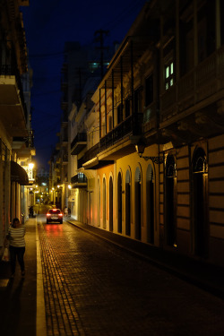 eoinbettencourt:  night streets Old San Juan, San Juan, Puerto