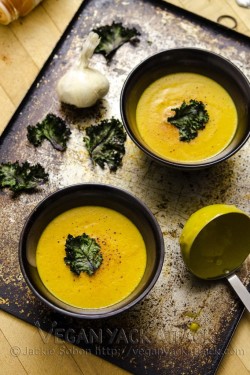 yackattack:  New on Vegan Yack Attack!  Smoky Pumpkin Bisque-