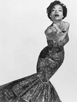 fuckindiva:  Eartha Kitt by Philipe Halsman, 1955. 