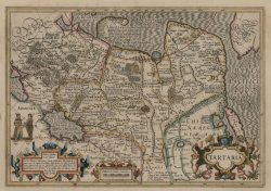 thelandofmaps:  1609 Map of Tartaria (Tartary) by Jodocus Hondius