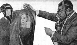 M. Jean, of Paris, observed that ordinary gas masks had the effect