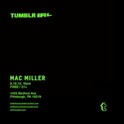 irlirl:  Mac Miller • GOOD AM • Tumblr IRL Mac Miller—helloitsmacmiller—has