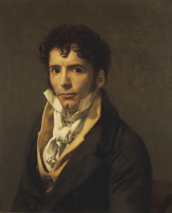 “Portrait of a Man,” c. 1810, attributed to Anne-Louis Girodet