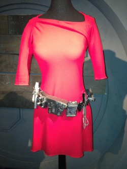 The Doctor Who Experience had Oswin’s original dress on display.