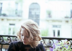 misseydoux:   Léa Seydoux, photographed by Nan Goldin for V