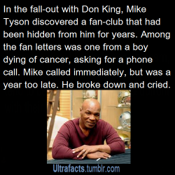 ultrafacts:    After three years under King, Tyson didn’t even