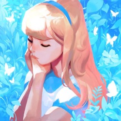 samuelyounart: Alice #digitalpainting #aliceinwonderland 95/100