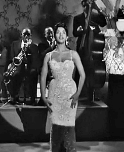 theladybadass:Della Reese in 1958 rock ‘n’ roll film, Let’s Rock