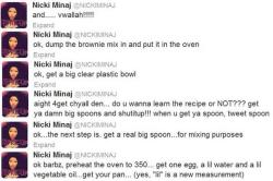 yet more evidence that Niki Minaj is the condesce