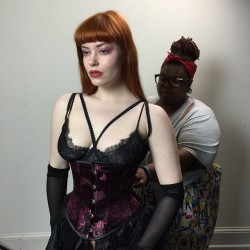 Shooting with @sierramckenzie0 #sierramckenzie #model #corset