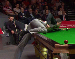 malesportsbooty:  World snooker champion Mark Selby doing that sexy over the table move.  