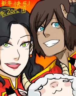 dragonclaws123:Happy Sheep Year! ^v^<3 <3 <3