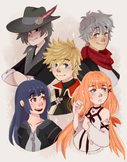 meggdraws:  khux warmups from my twitter 