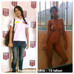 ahoikoi:  andy6673:  andy6673:  My name is EYDA HORNY, 19 year old from Puchong.. I love having sex with multiple men!! Muuuuuaaahhhh..  Abang2 tolong Reblog banyak2 gambar bogel I ni klu nak tgk close up lubang burit i dr jarak dekat okay!! ;)  @andy6673