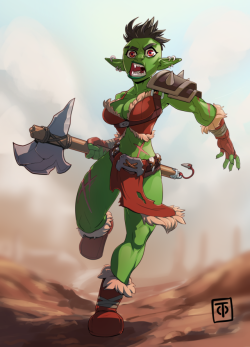 teutron: Orc Warrior It took a while 
