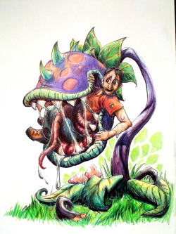 ferocioustoasterillustration:  Gift art of a Chomper ( Plants