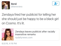 junglewomanjane:  odinsblog:  Zendaya Coleman is standing her