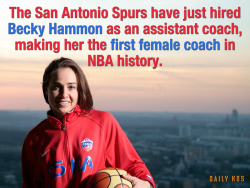 dailykos:  A historical hire by the San Antonio Spurs. Read