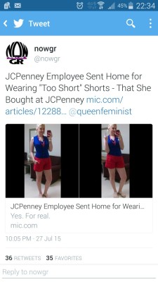 onlyblackgirl:  thedarkenedelf:  benjiscloset:  wow  The JC Penny