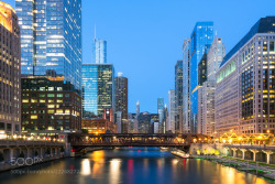 random-photos-x:  Chicago Blue Hour by TatianaPesotskaya. (http://ift.tt/2ufy7fs)