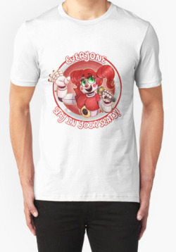 rrrushi:  Hey guys! My design is available on redbubble as T-shirts, posters and much more!Â  You can check it out right here! 