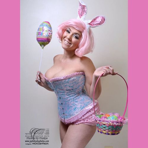 Happy Easter with model Crystal Rose #throwback #eggs #easterbasket
