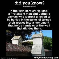 did-you-kno:  In the 19th century Holland, a Protestant man and