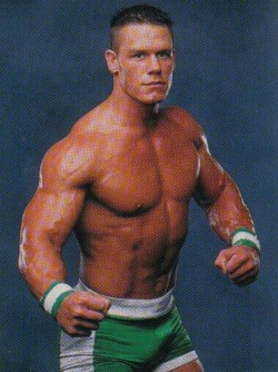 sexywrestlersspot:  Like or reblog this if you think John Cena should bring back these ass and crotch flattering trunks! Follow for more hot pics of the hottest men in wrestling: http://sexywrestlersspot.tumblr.com/