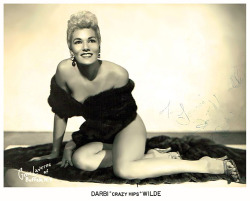 Darbi “Crazy Hips” Wilde   Vintage promo photo personalized