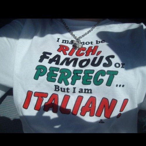 But I’m Italian ðŸ’‹ðŸ‡®ðŸ‡¹ðŸ˜‰ #rich #famous #perfect #imitalian #italianstallion #seasideheights #dts #jerseygirl #italia #bella