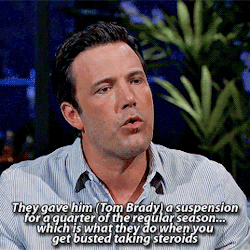 beneffleck:  Ben Affleck throwing shade at the NFL for the controversy