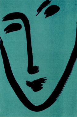 ghostofloureed:  henri matisse, face - mask, 1951