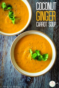 craving-nomz:  Creamy Coconut Ginger-Carrot Soup