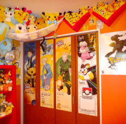 sunyshore:  Finally got some new shots of my Pokemon room, AKA