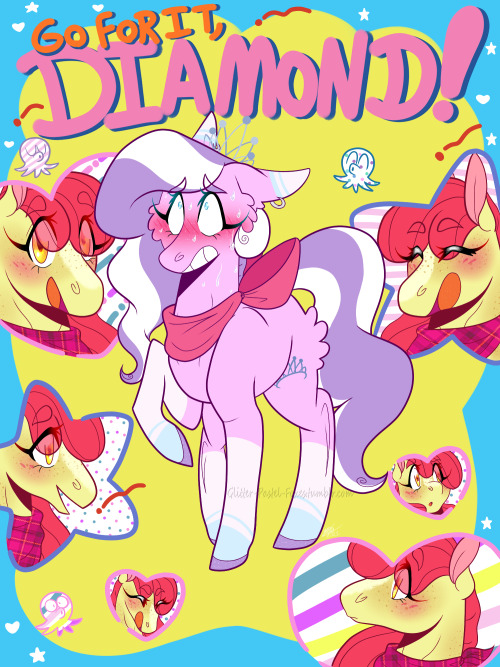 glitter-pastel-foxes:go for it,diamond! i saw the go for it,nakamura!