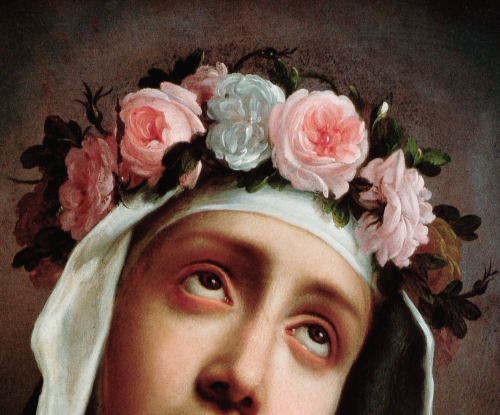 barcarole:Detail from Saint Rose of Lima, Carlo Dolci, c. 1640.