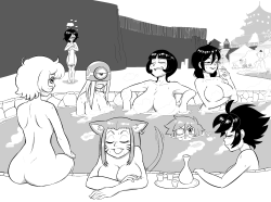 grimphantom2:  mario-grant:  Comfy hotsprings  Indeed =P   Nice