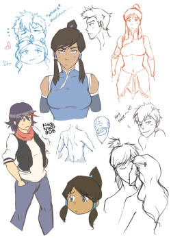 nikoniko808:  doodles everywhere  korra and ryuko~ my two waifus